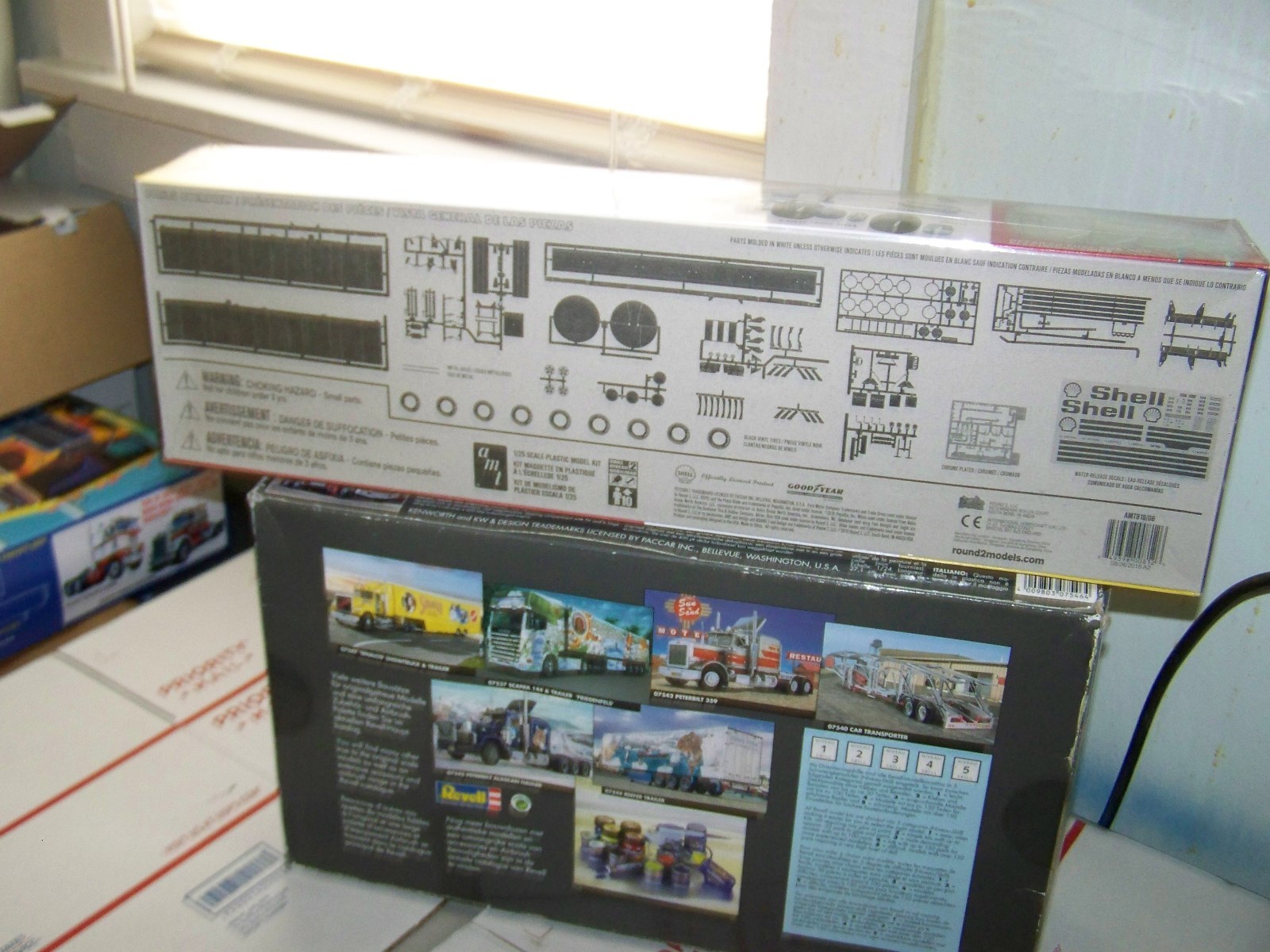 REVELL 7546 K100 AERODYNE KENWORTH AND AMT SCHELL TANKER 1/25 FACTORY SEALED