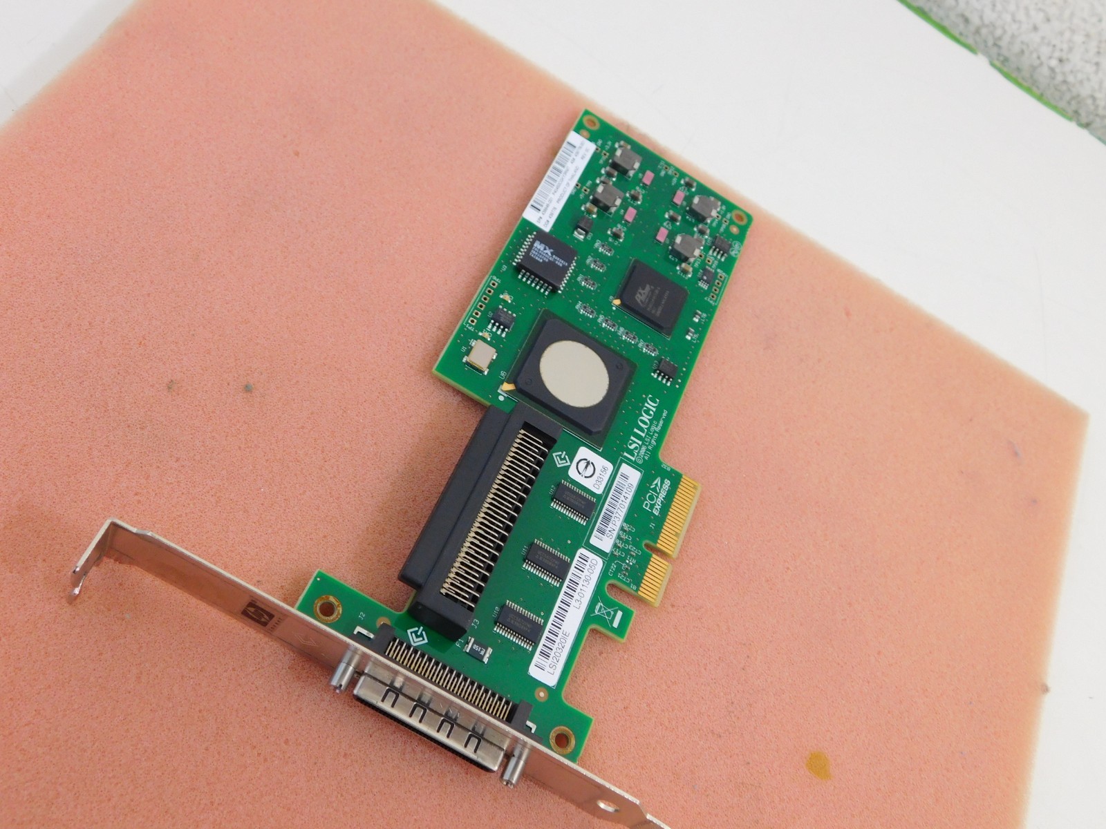 HP 439946-001 LSI Logic LSI20320IE SCSI U320 LVD Controller PCI-e Card