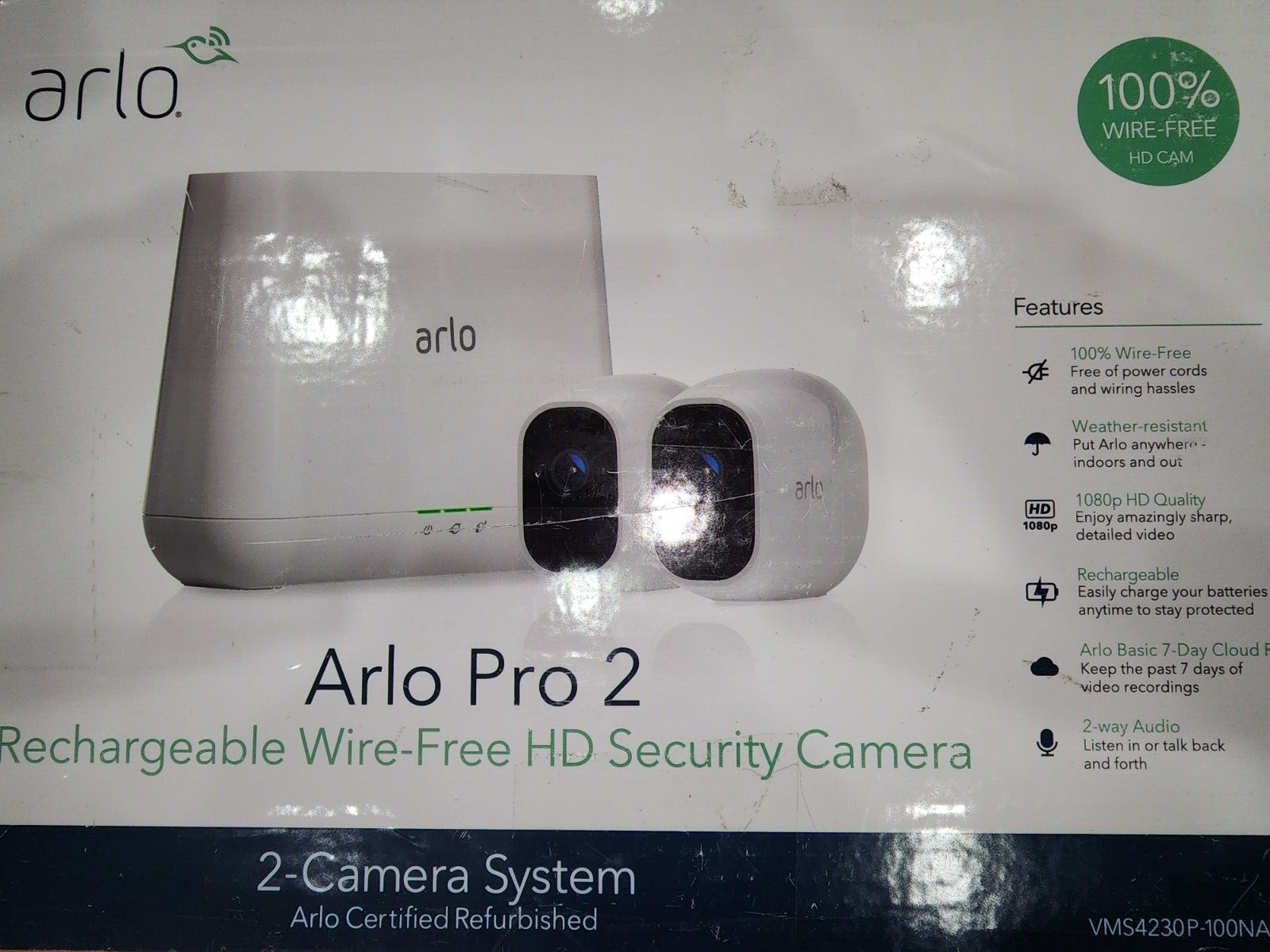 Arlo pro 2 7 days best sale free