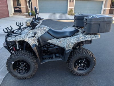 2008 Suzuki KingQuad 750 AXi 4x4 Camo - Mint - Low Miles - Winch - Extras - NR!