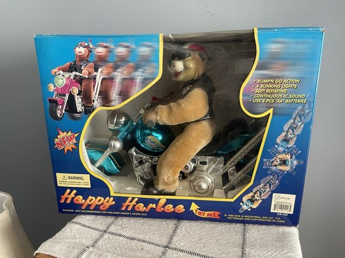 Happy Harlee Bear Motorcycle toy 1999 In Box | eBay