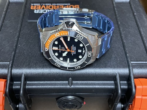 Pre-owned Tag Heuer Aquaracer Professional 1000 Superdiver Men's Auto Watch Wbp5a8a.bf0619