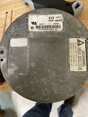 E308134 Motor OEM Zhongshan Broad-Ocean Furnace Blower Motor