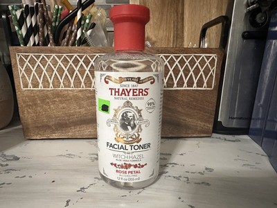 THAYERS Alcohol Free Unscented Witch Hazel Facial Toner w Aloe Vera Formula 12oz