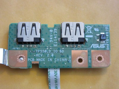 Asus TP550LA TP550LD TP550L USB Ports Board with Cable 60NB0590-IO2000