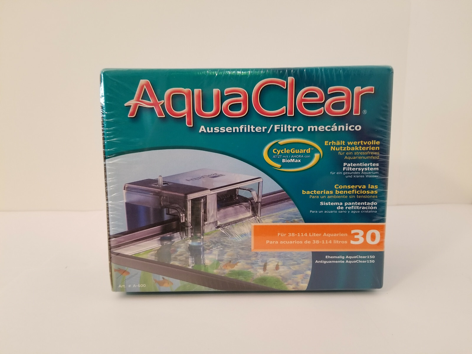 Hagen Aqua Clear 30 Hang On Power Filter Fluval