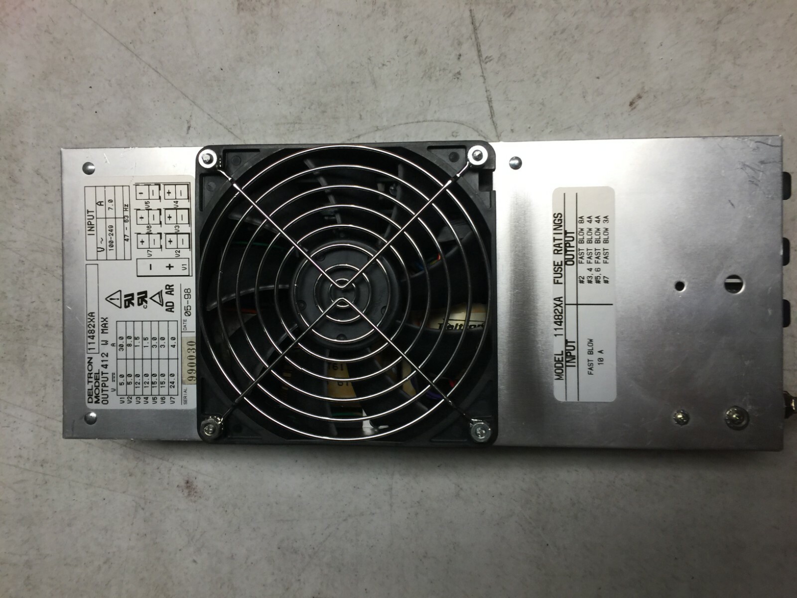 Lam Research 660-091821-001  +/-15 & +5 VDC Power Supply Assembly REFURBISHED