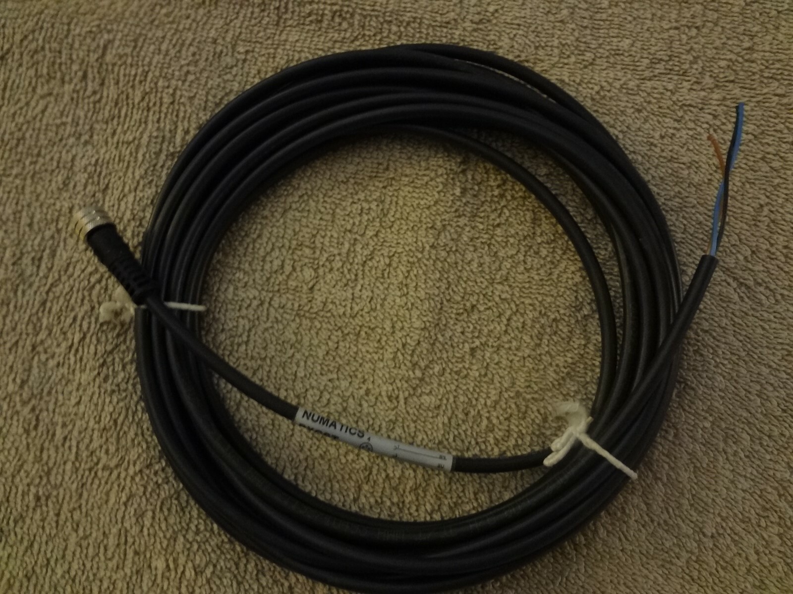 Numatics PXCST Straight Quick Disconnect 5M Cable UC0134 009 60 VAC/75 VDC