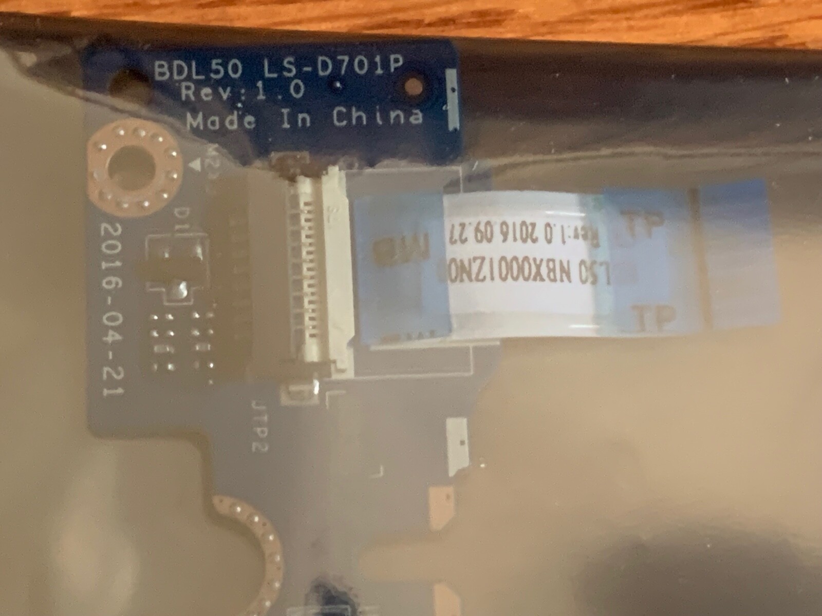 855011-001, HP 15-BA, touchpad button board 15-BN,15-BA,15-AY series