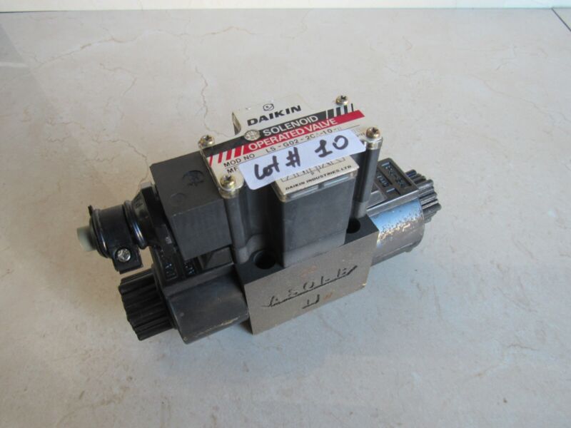 DAIKIN SOLENOID OPERATED VALVE LS-G02-2CA-10-N Lot # 10 Listed by Paul