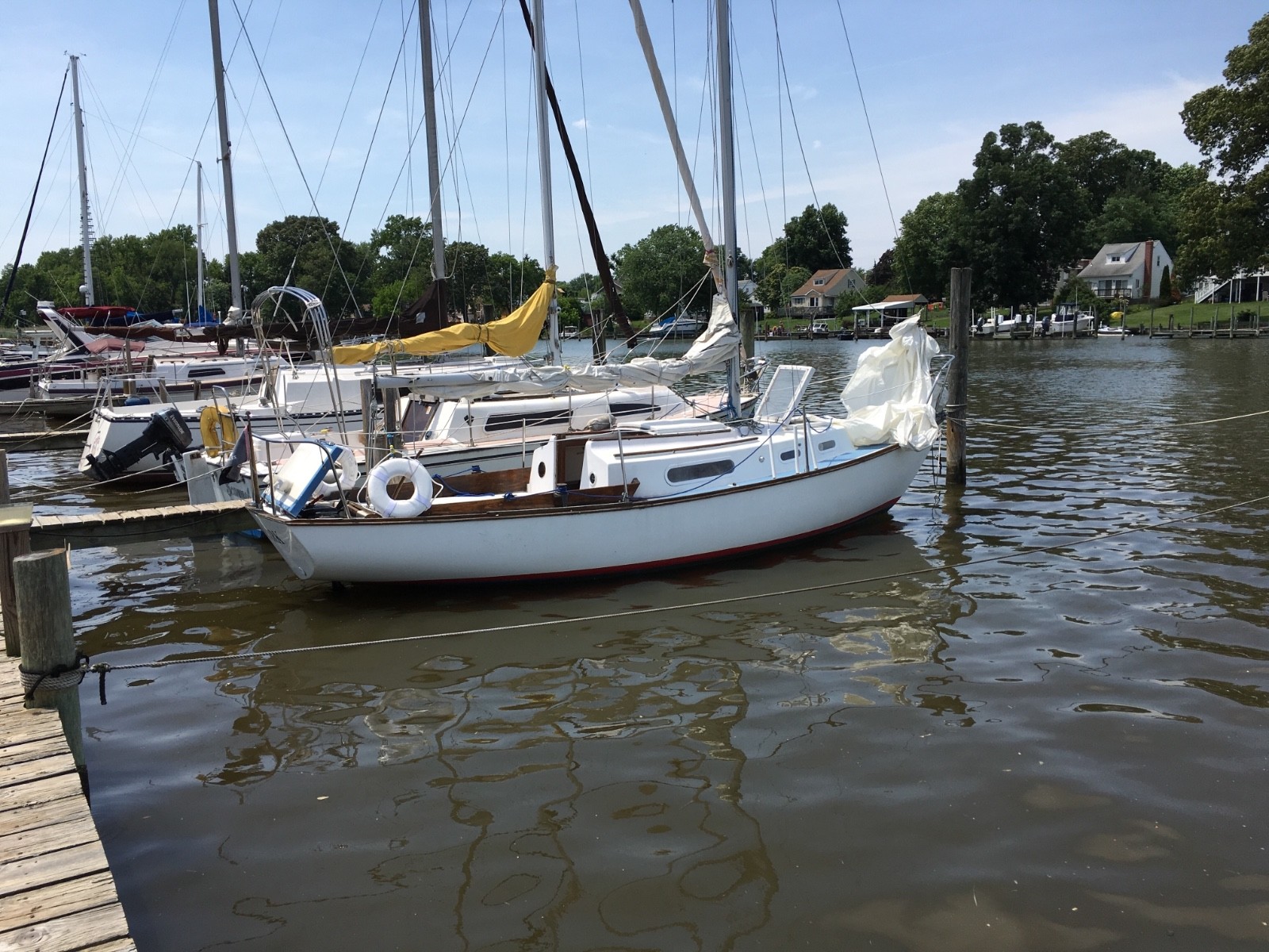 1979 Cape Dory 24 foot Sail boat w 3.5 Mercury Outboard