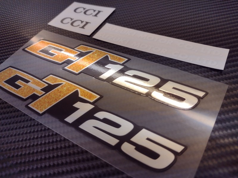 Dl51 Suzuki Gt125 Panneaux De CÃ´TÃ© DÃ©Calque Autocollant Kits