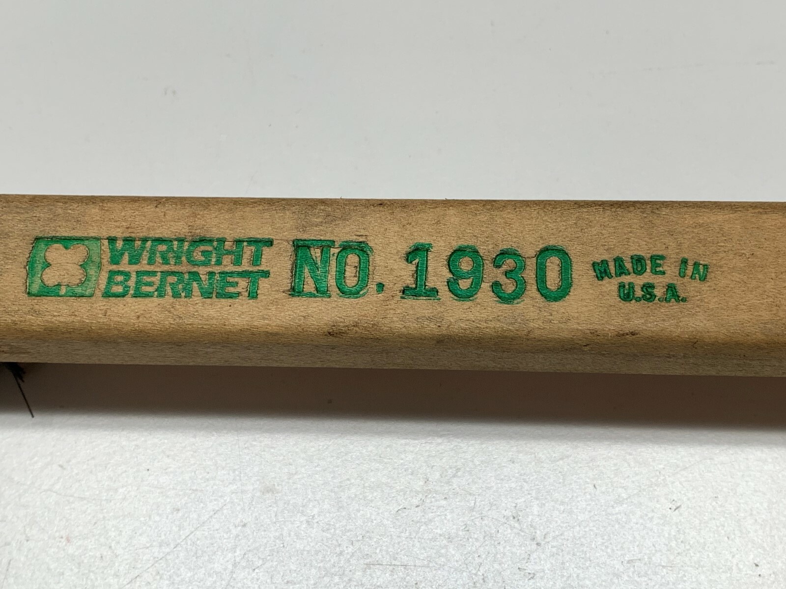 Vintage Wright Bernet No. 1930 Steel Wire Brush 14in Made in USA