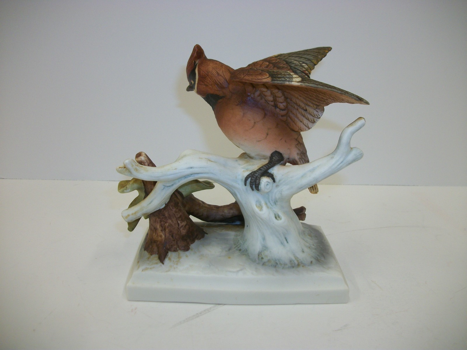 Vintage Lefton Waxwing KW4954 Porcelain Bird Figurine