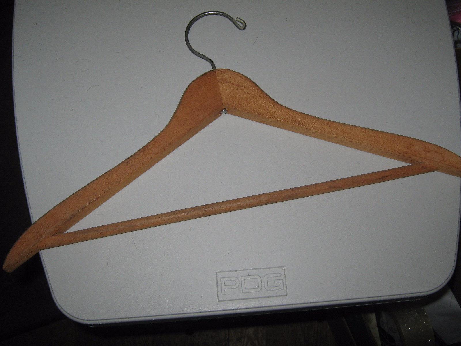 VTG Morrison Hotel & Boston Oyster House Chicago, IL Clothes Wood Wooden Hanger