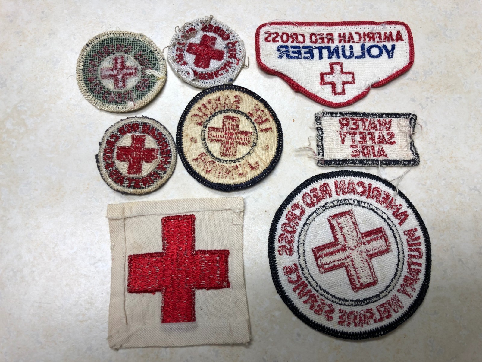 Lot of Misc Red Cross Patches