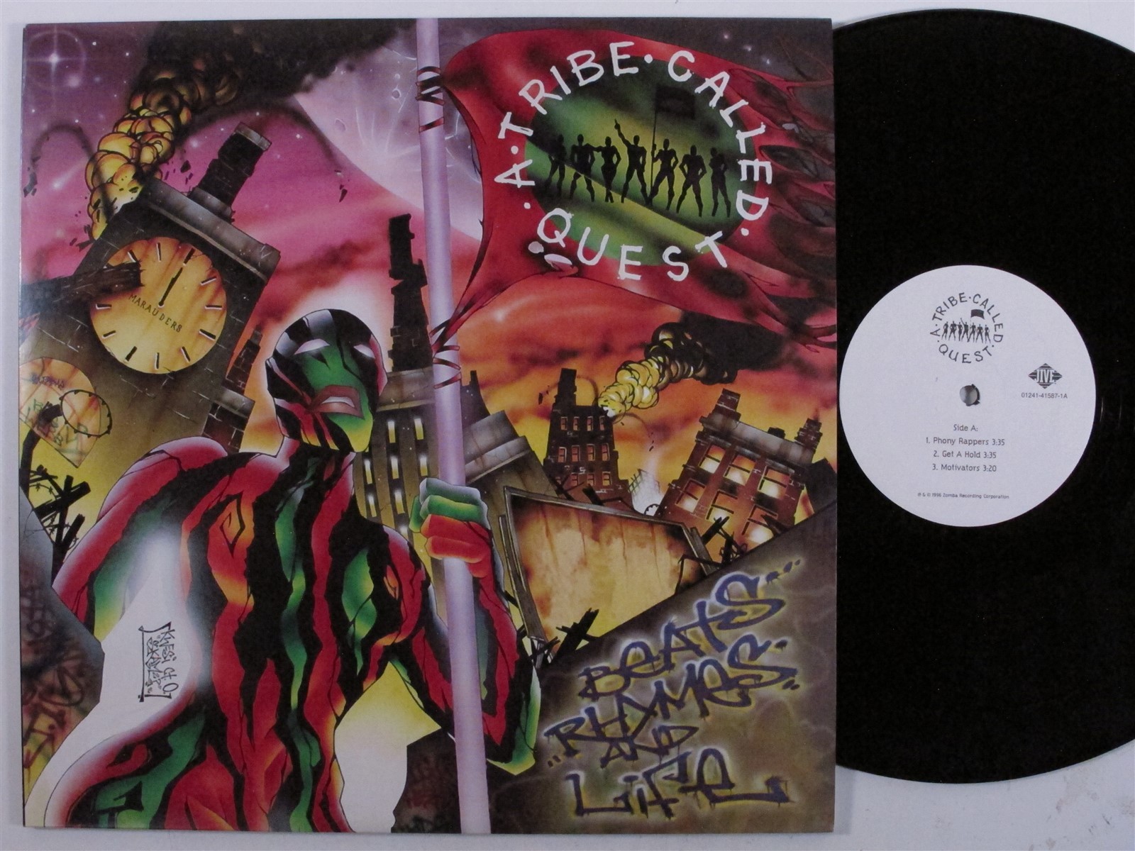 TRIBE CALLED QUEST Beats Rhymes & Life JIVE 2XLP NM/VG++ m