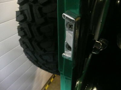 NEW Toyota FJ40 Rear Ambulance Door Latch Catch, Plate Lock Striker Copy, BJ+HJ