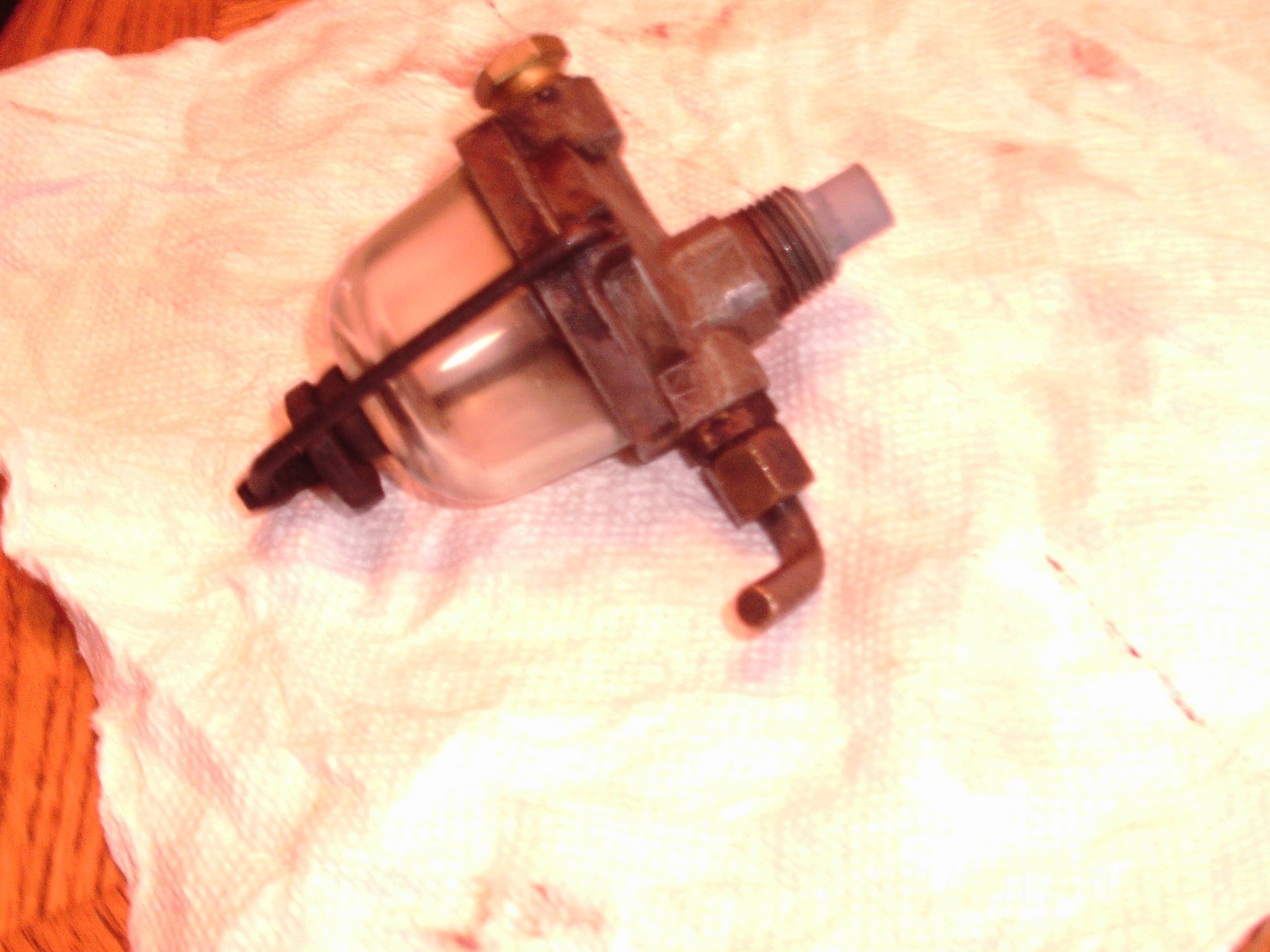 International Harvester Farmall H, Sediment Fuel Shut OFF Bowl Valve,