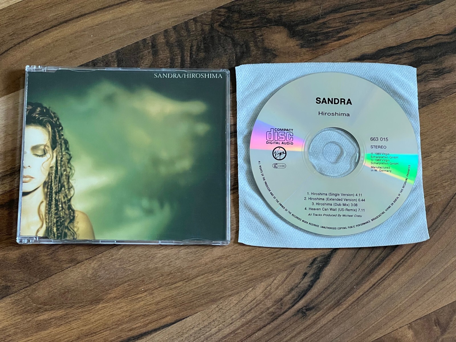 SANDRA Hiroshima OOP 1989 W. GERMANY CD single 80s | eBay
