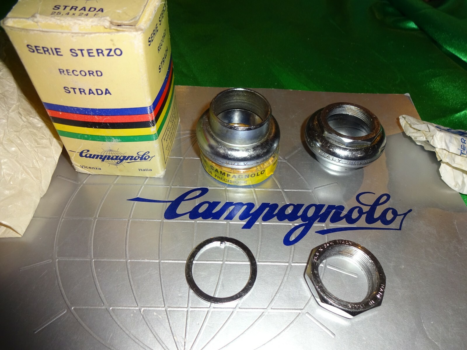 NOS CAMPAGNOLO NUOVO RECORD ROAD HEADSET ITALIAN FOR COLNAGO CINELLI MASI GIOS