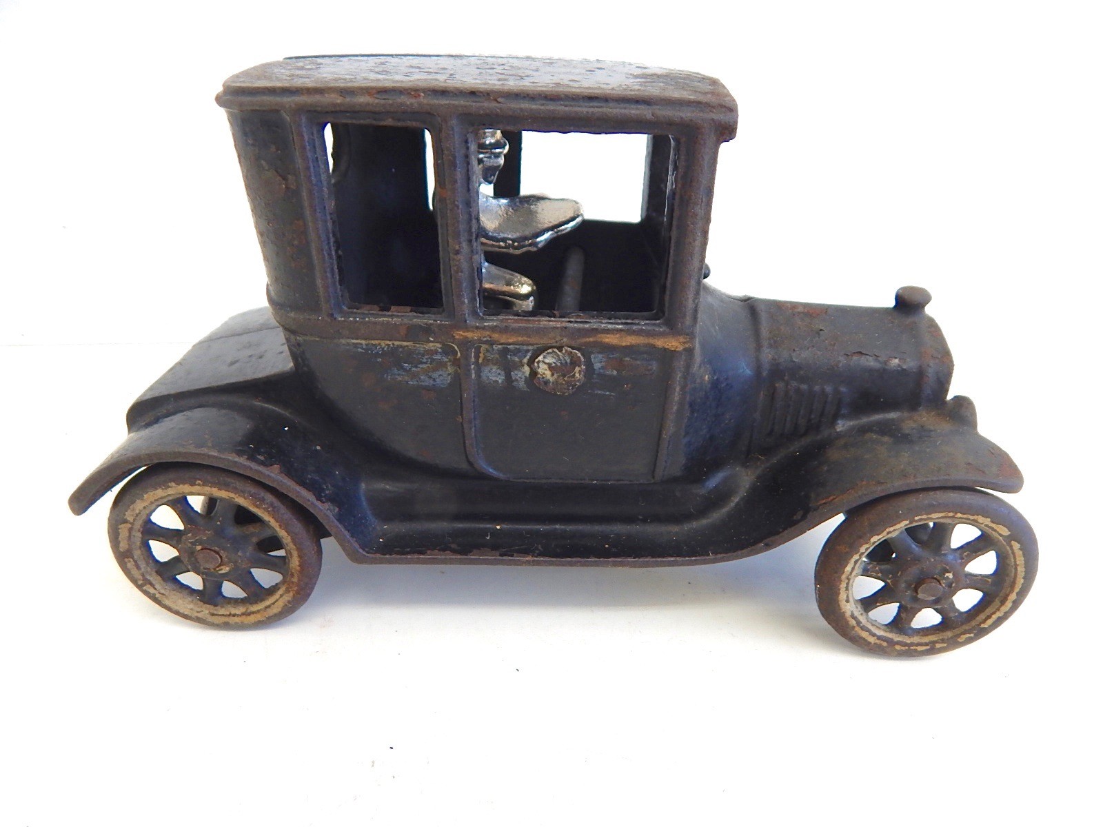 Vintage Arcade Cast Iron Ford Model T Coupe Car Toy