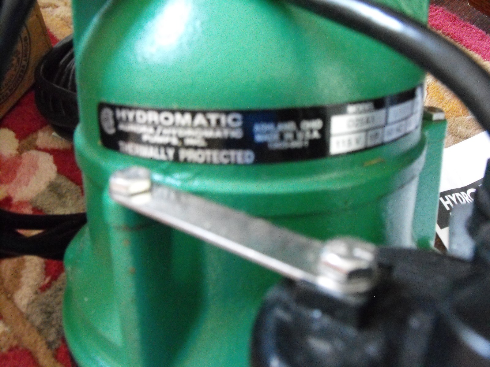 Hydromatic Submersible Sump Pump D25A1