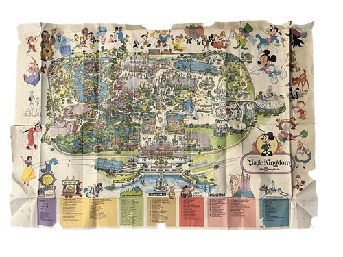 【アメリカで購入】Disney MAPS ディズニーマウォルトディズニーワールドの地図（フロリダ
