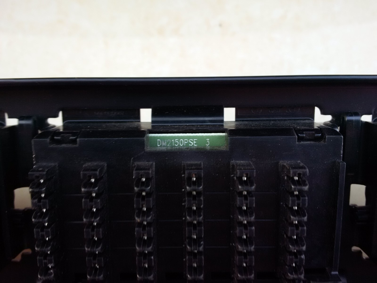 Lucent Patchmax DM2150-PSE 3  6-socket Module CAT5E 24 Port Patch Panel Loaded