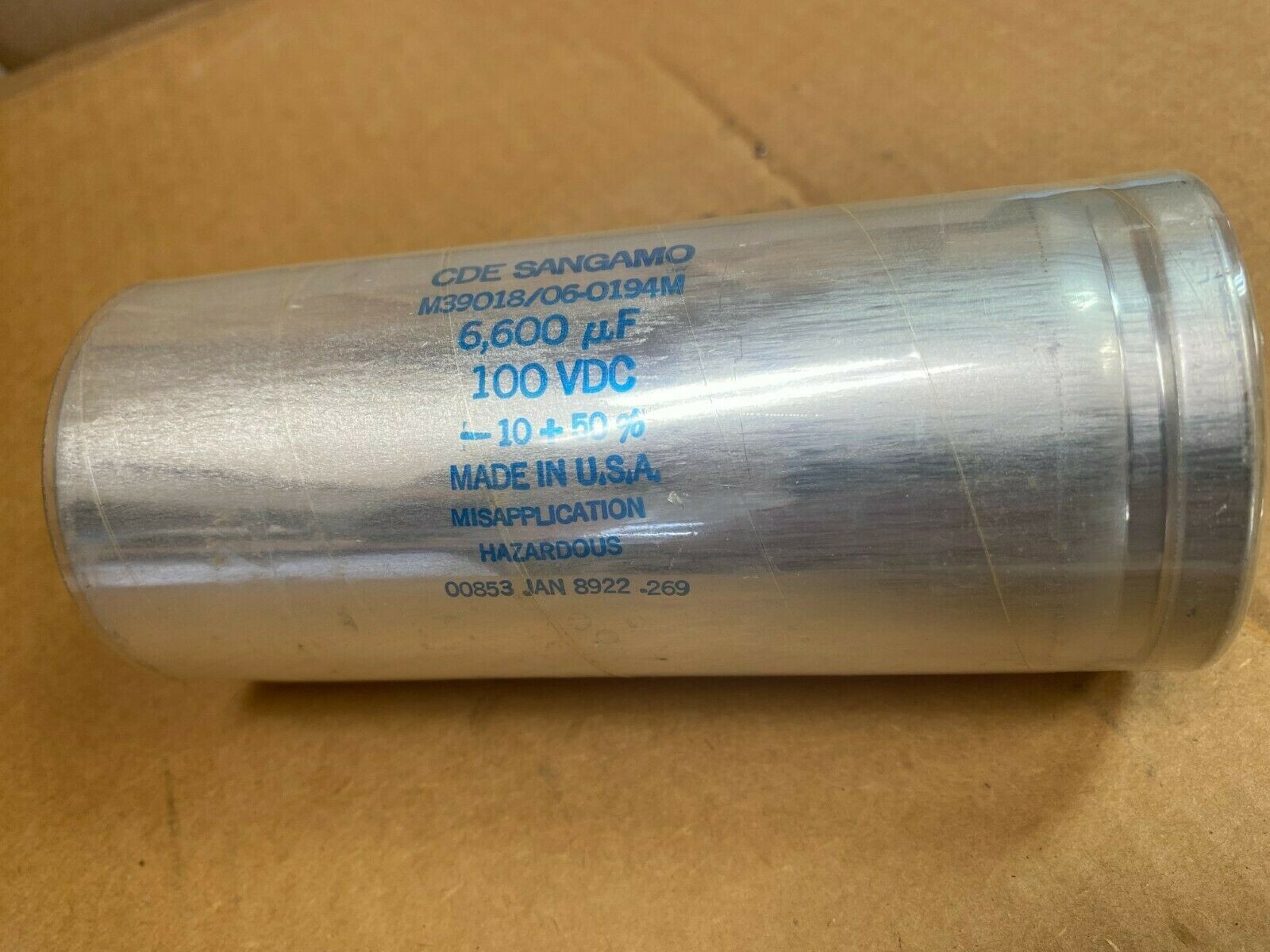 Ma Sa 様 SANGAMO M39018/04-1084 73000UF 20VDC