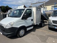 Iveco daily 35s13 tipper with toolbox and penny swing lift 