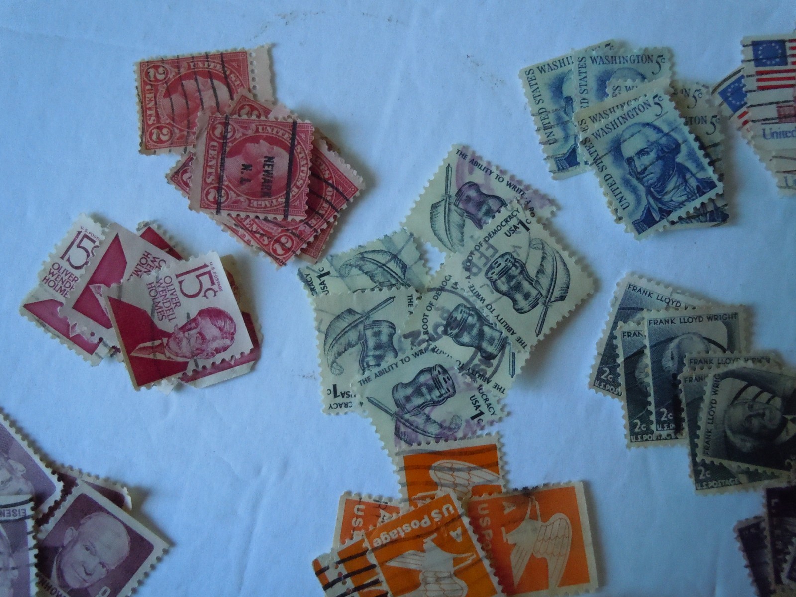 Assorted US  stamps 22  used ephemera paper collectibles lots stamp lots