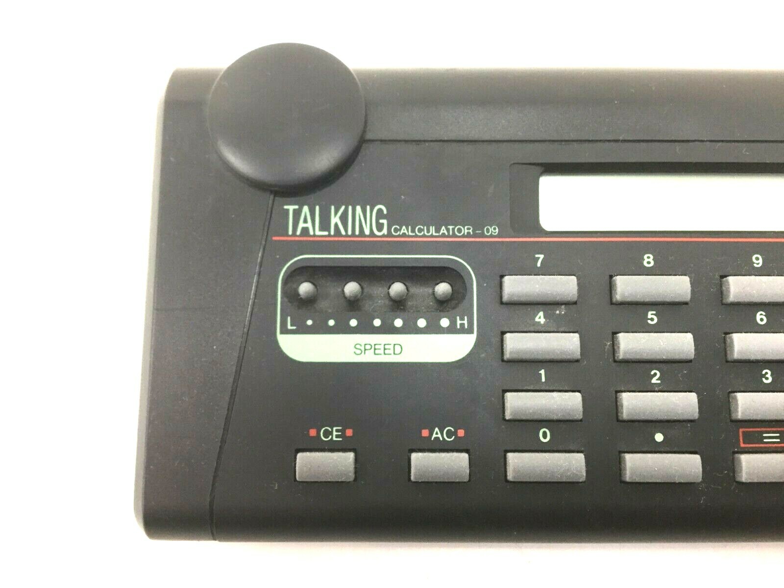 Japanese Ultmost Talking Calculator LCD Model 6616 Vintage 80s Tested Working