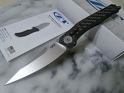 Zero Tolerance TDS Carbon Fiber Titanium Pocket Knife CPM-20CV 0707 8.20'' OA USA