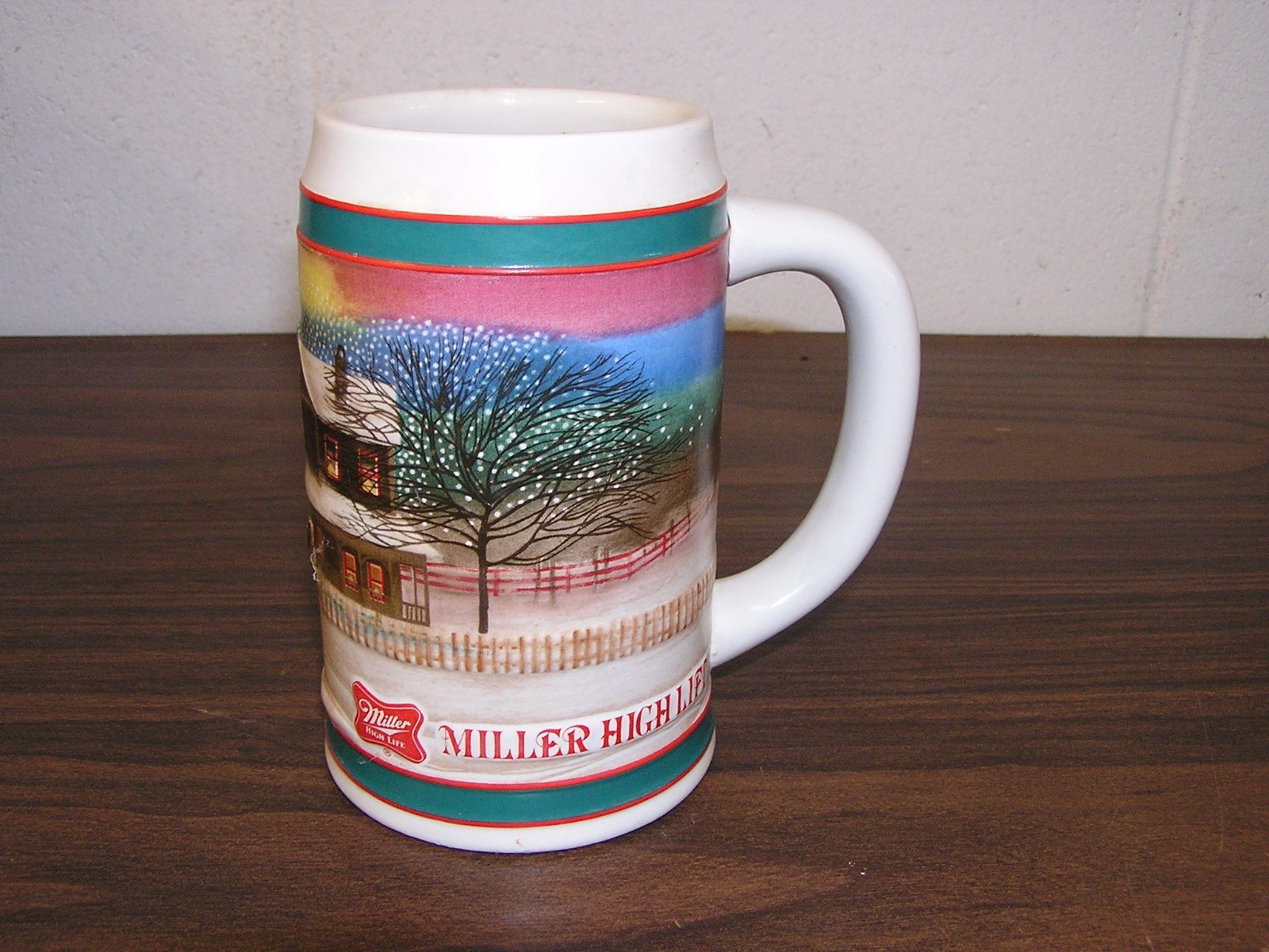 MILLER HIGH LIGHT BEER STEIN - THE BEST HOLIDAY TRADITION.
