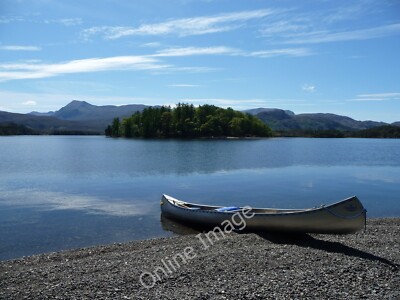 Photo 6x4 Shingle beach, Loch Maree Letterewe Looking towards Isle Maree  c2010