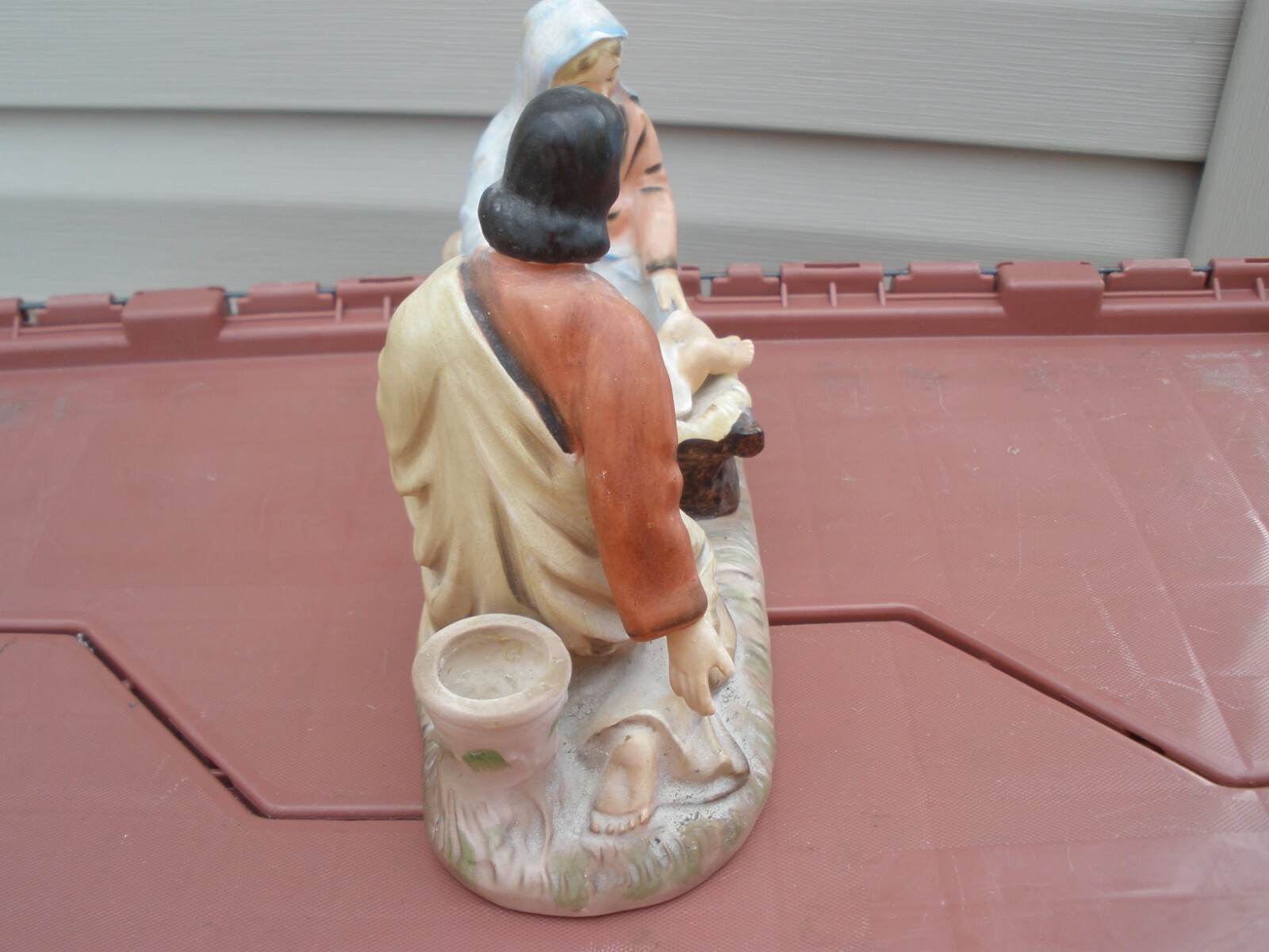 Vintage Lefton Japan Nativity Candle Holder Christmas  Figure #2247 (H)