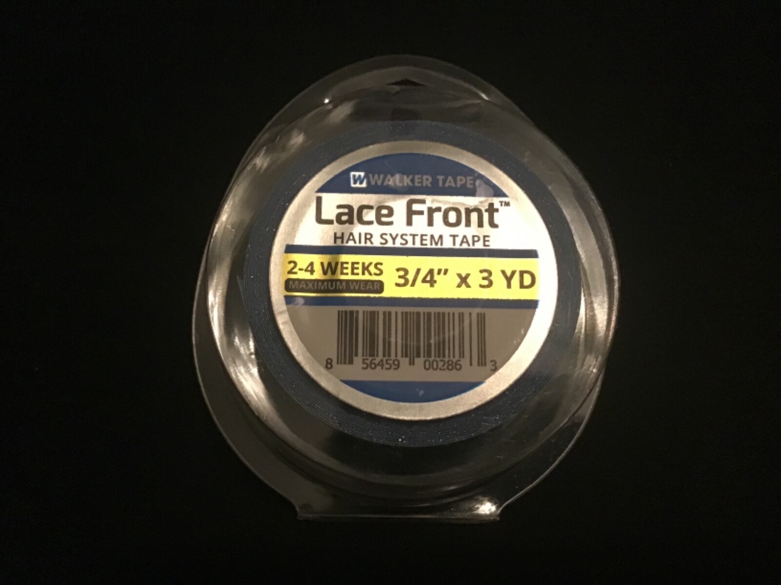 Walker 3/4"x 3 YDS Tape Roll (Blue Liner) Lace Front Support ~ Lace Wigs &Toupee