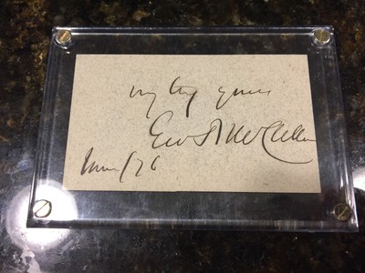 George B McClellan Civil War General, Presidential Candidate vs Lincoln signed