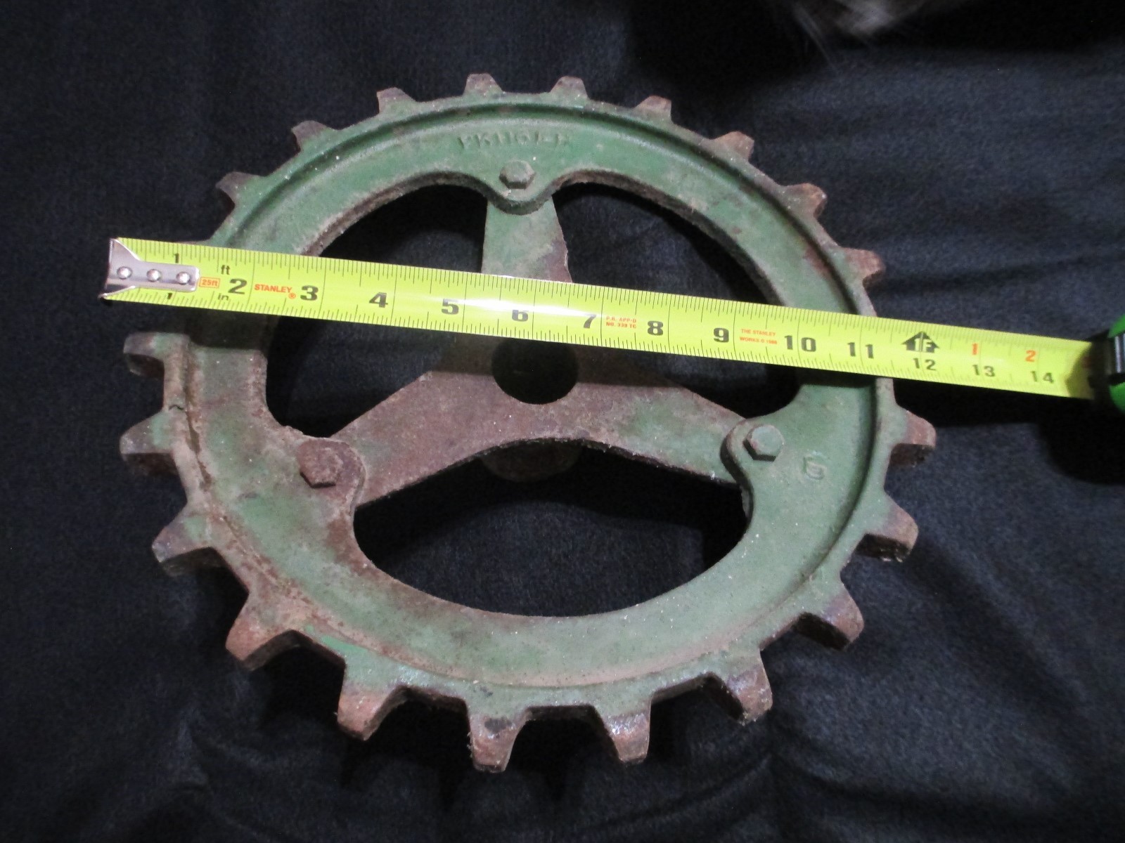 JD Industrial Machine Age Steel/Cast Iron Gear/Cog Steampunk Art Lamp Base