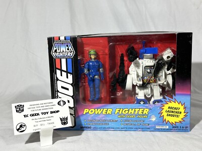 G.I. Joe 1994 POWER FIGHTER and GEARS, FACTORY SEALED, Nice Box!!!