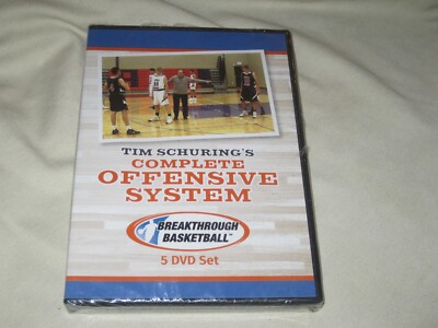 Tim Schuring's Complete Offensive System DVD's NEW 5-Disc Basketball Sealed