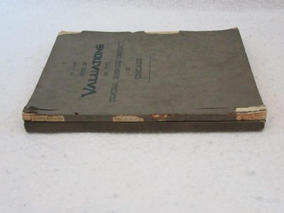 Lot of 2 BOOK OF VALUATIONS OF THE CENTRAL BUSINESS DISTRICT OF CHICAGO 1919-22