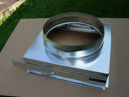 CUSTOM Return air plenum for filter 10x10x1" and round collar 8" diameter