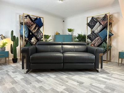 Moreno on sale leather sofa