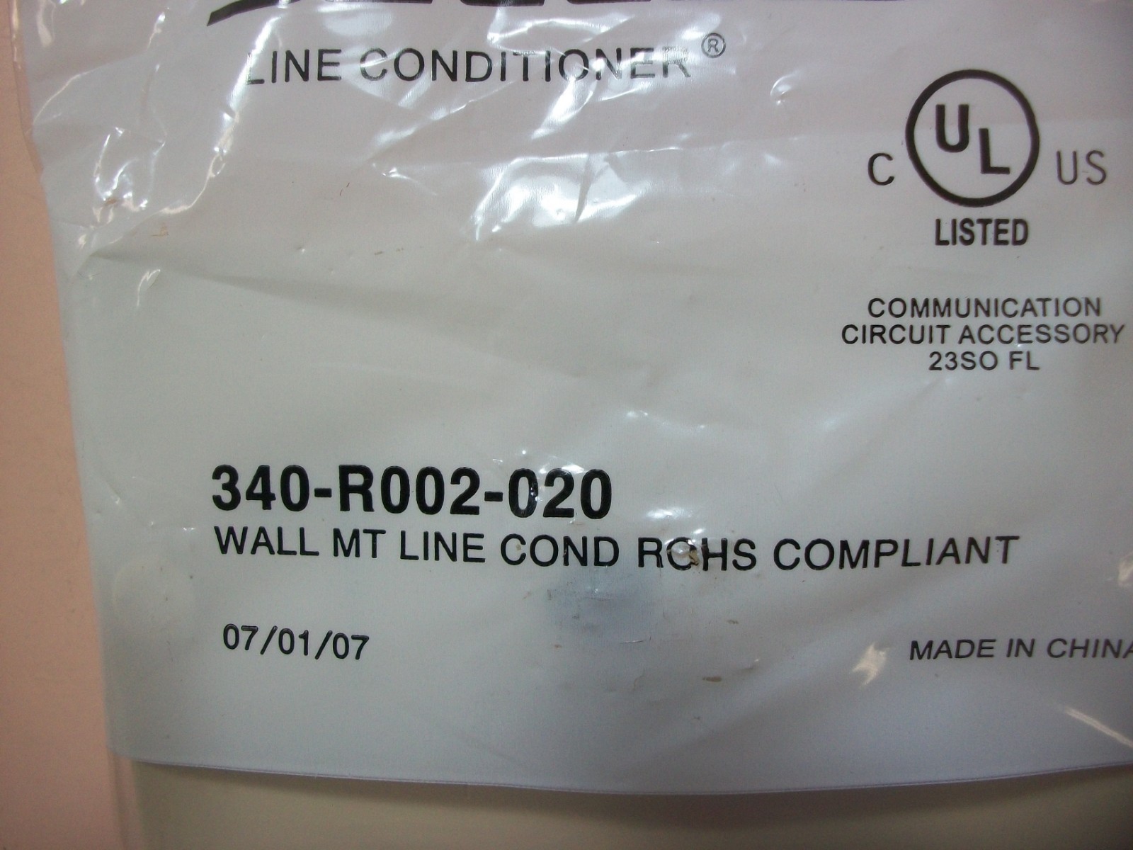 Suttle 340-0002-020 Line Conditioner -NEW wall mount (630LCU-50E)