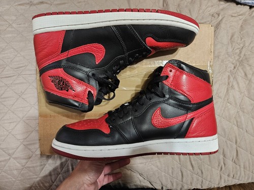 Nike Air Jordan 1 Banned Bred 2016 Retro OG Size 8 Authentic Nike Air Jordan 1 Banned Bred 2016 Retro OG Size 8 Authentic