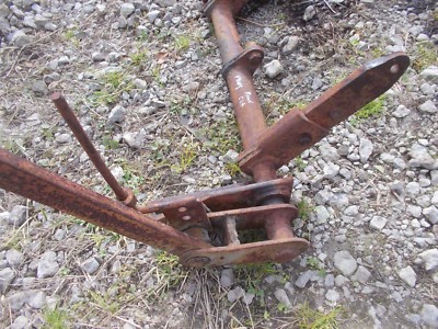 Massey Harris Pony tractor REAR MH cultivator lift bracket arms & mounting brack