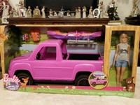 barbie camping fun doll truck & kayak