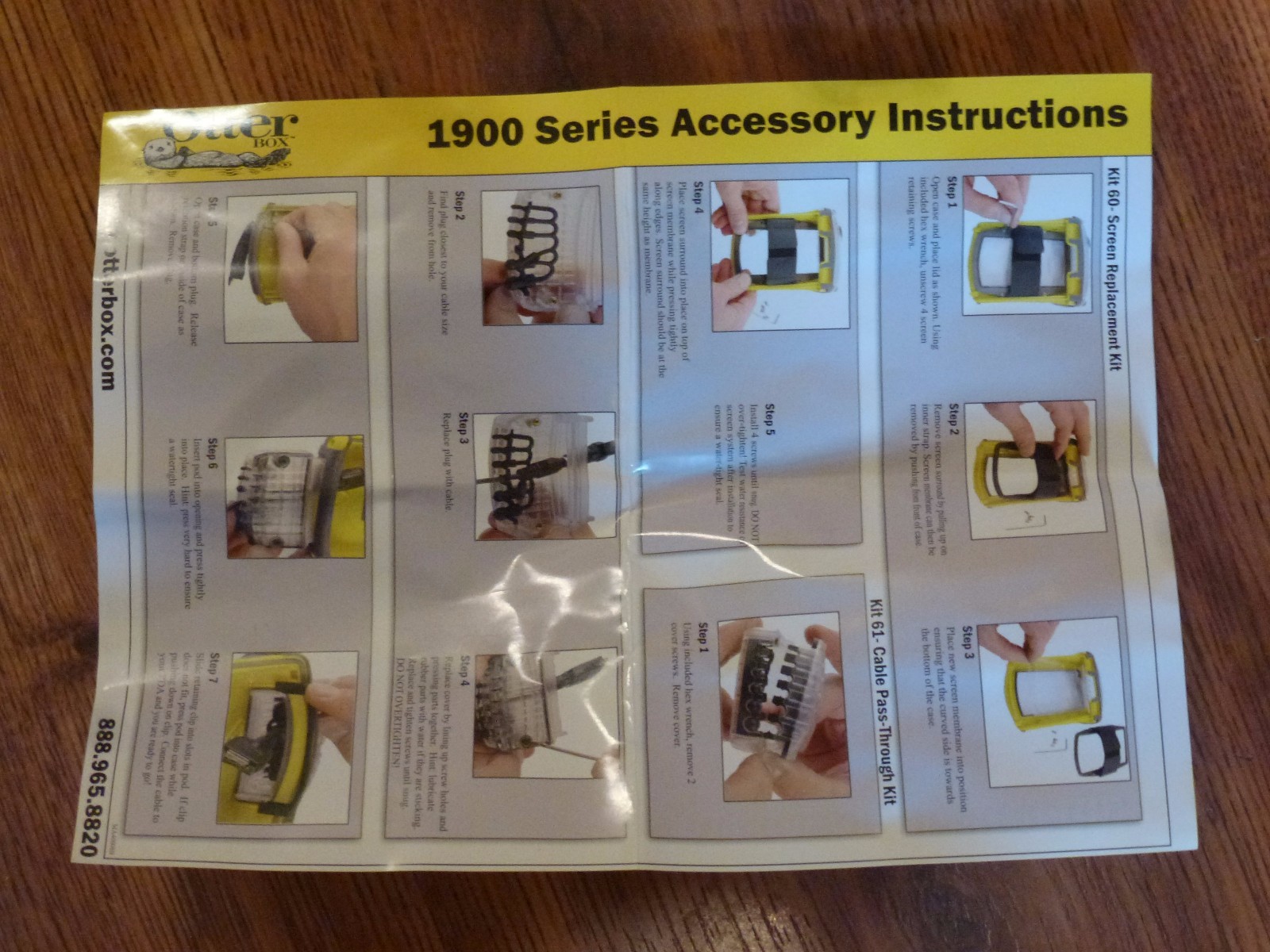 NEW OtterBox large POD KIT 050 clear GPS A430524 1900 series PDA